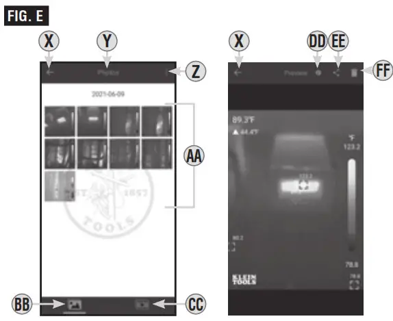KLEIN TOOLS TI220 Thermal Imager for Android Devices - Fig5