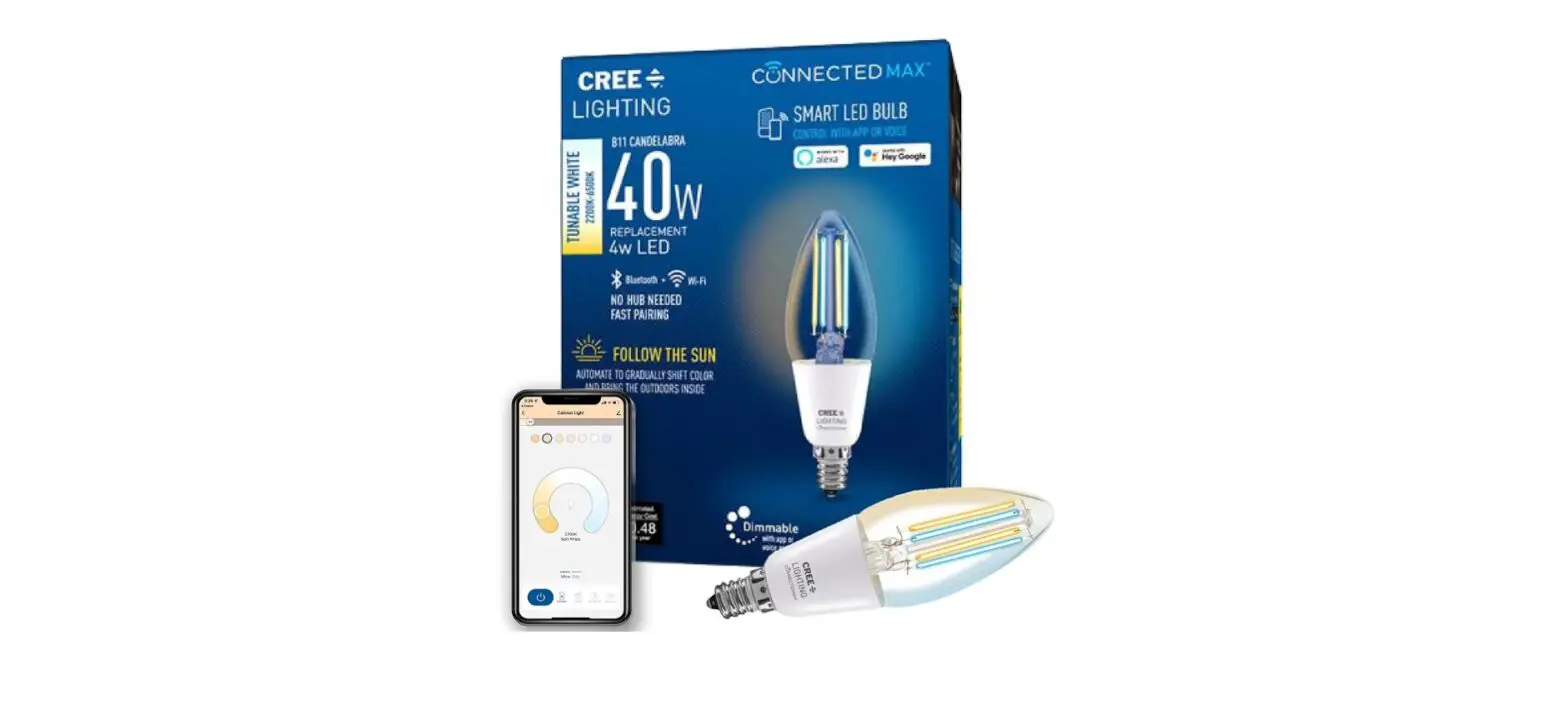 Cree Lighting cmb11-40w-al-9tw-gl Smart Led Vintage Glass Filament Bulb User Guide Cree Lighting cmb11-40w-al-9tw-gl Smart Led Vintage Glass Filament Bulb User Guide