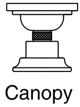 MAXIM 35110 Granville 1 Light Flush Mount - FIGURTE 1