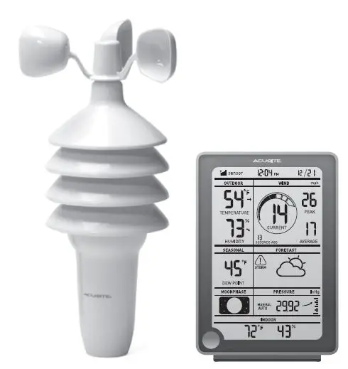 Acurite 00608bpdi Weather Center Instruction Manual