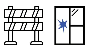 U PROX PIR Combi Wireless Motion and Break Glass Detector-