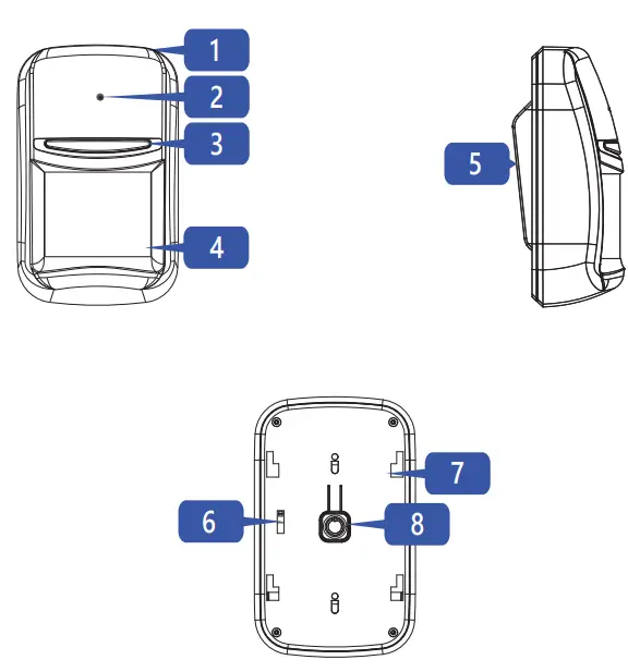 U PROX PIR Combi Wireless Motion and Break Glass Detector-fig1