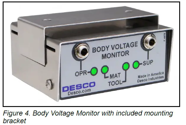 DESCO 19241 Body Voltage Monitor 4