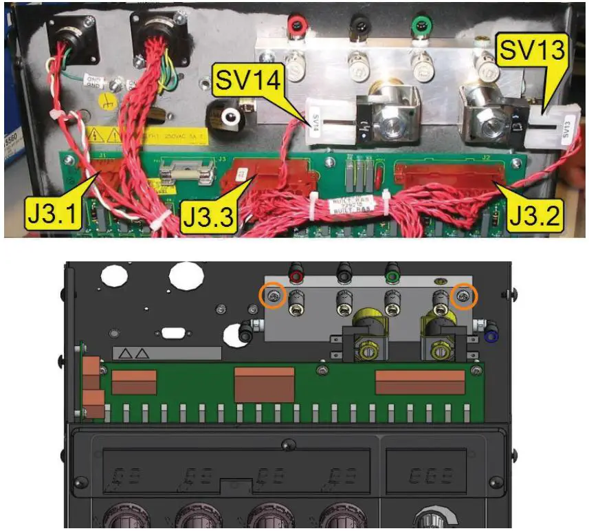 Hypertherm HPR Auto Manual Gas Console - Discard the screws and wires into the mixed metal recycling stream