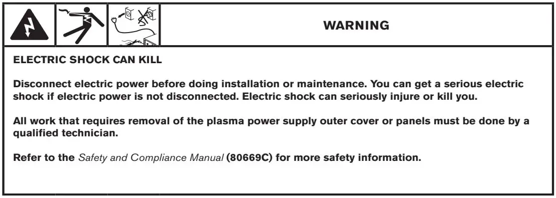 Hypertherm HPR Auto Manual Gas Console - warning