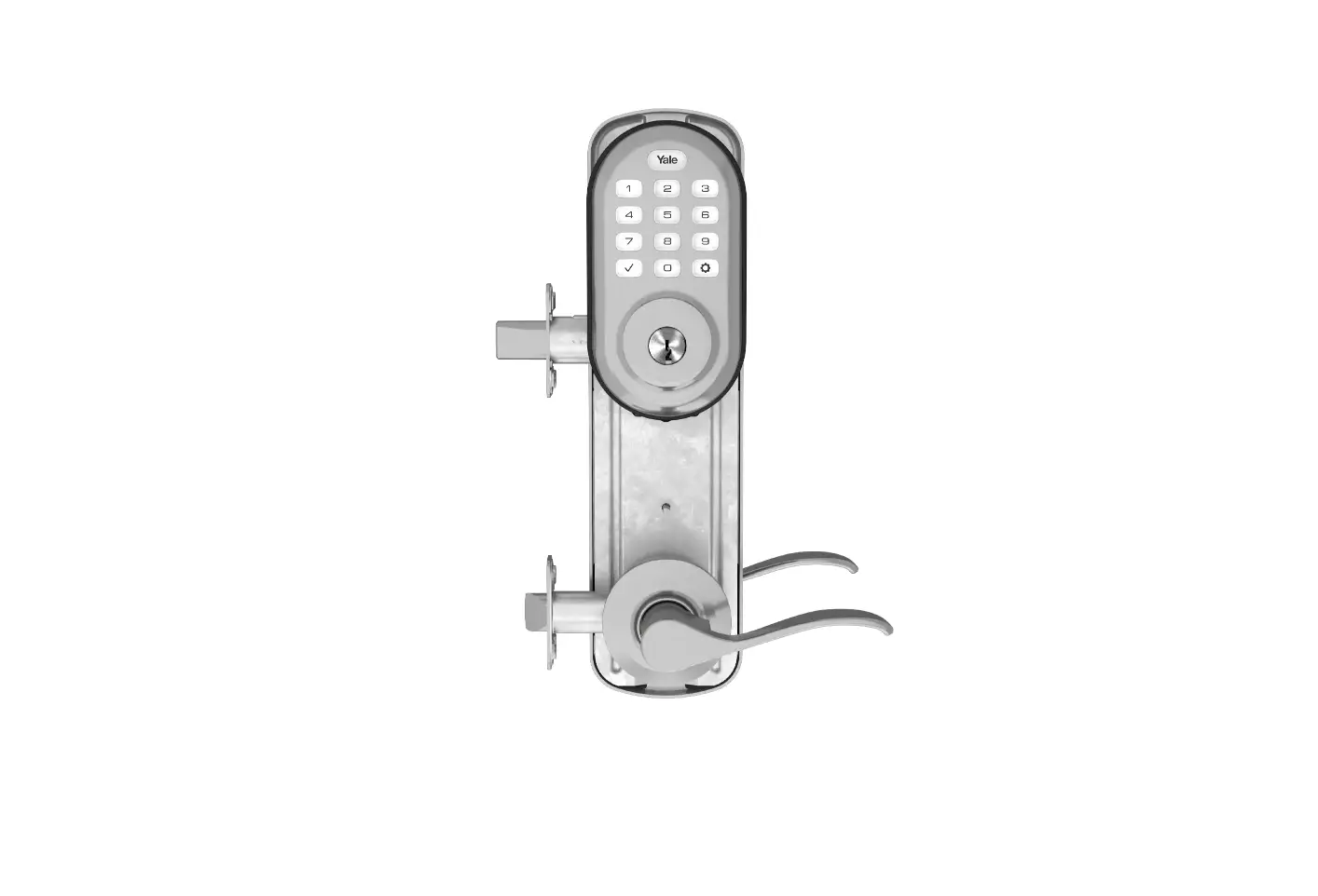 Yale Locks & Hardware Yale Real Living Assure Lock Interconnected Z-wave Enabled Push Button Deadbolt Yrc216-zw2 Manual
