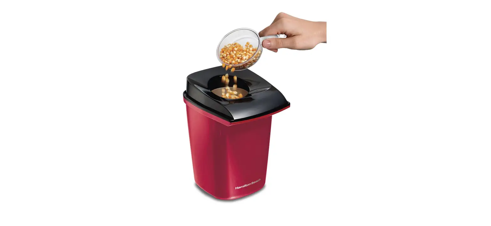 Hamilton Beach 73400 Electric Hot Air Popcorn Popper Instruction Guide