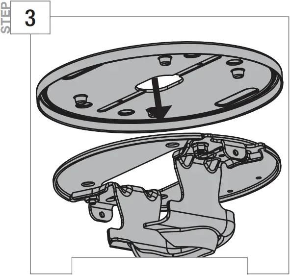 Hunter 51490 - Preparing the Ceiling Bracket 3