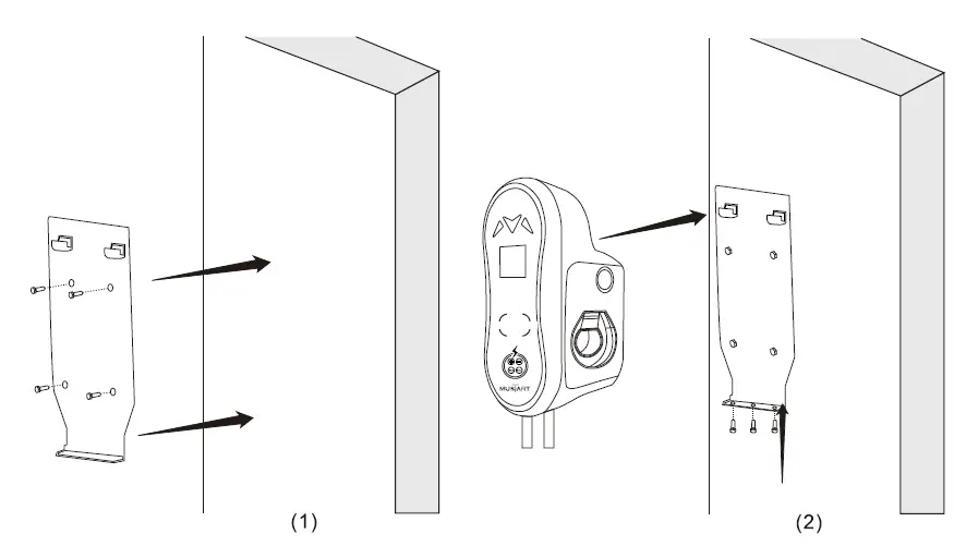 MUSTART MT-32A-AC1450 EV Charging Station 1