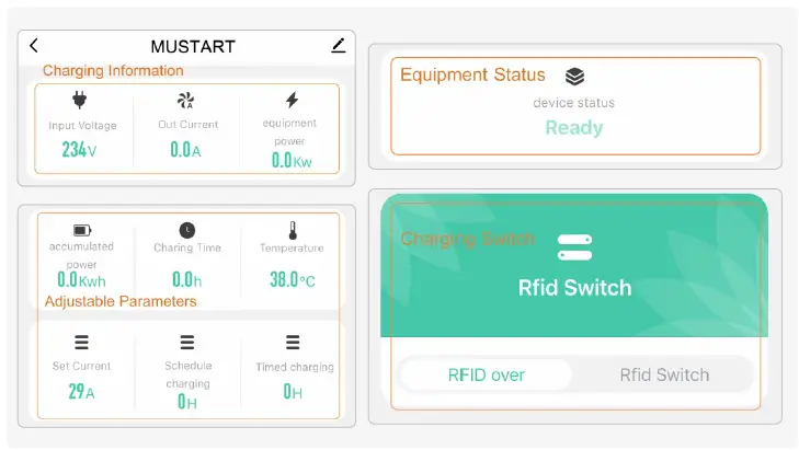 MUSTART MT-32A-AC1450 EV Charging Station 11