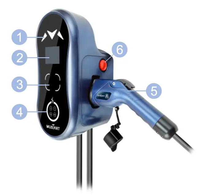 MUSTART MT-32A-AC1450 EV Charging Station 2