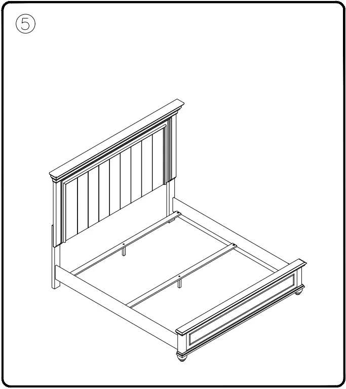 ASHLEY B77754 Kanwyn Queen Panel Footboard - fig 5