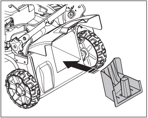 Husqvarna LC 151 Petrol Lawn Mower User Manual - Put the mulch plug into the discharge channel