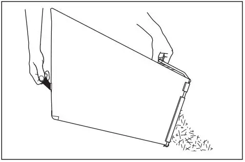 Husqvarna LC 151 Petrol Lawn Mower User Manual - To empty the grass catcher