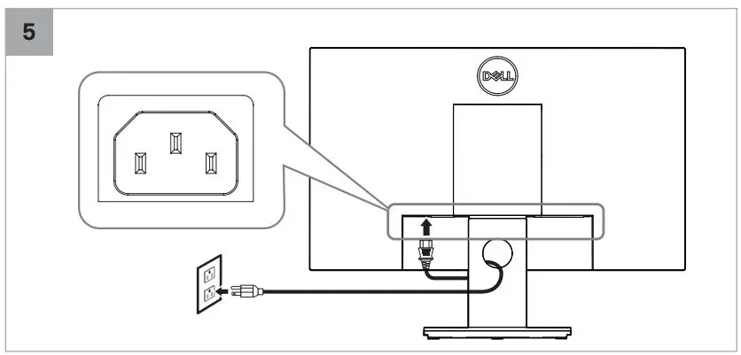 Dell E1920H Monitor User Guide - Installation 5