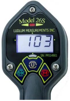 LUDLUM 26S Integrated Scintillator Friske - Instrument Operational Test 2