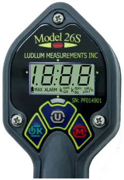 LUDLUM 26S Integrated Scintillator Friske - Instrument Operational Test