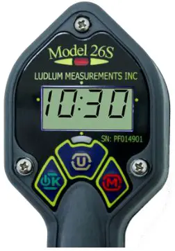 LUDLUM 26S Integrated Scintillator Friske - When the Count Timer has finished