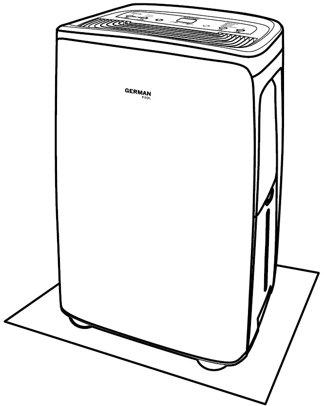 GERMAN POOL DHM-906 UVC Air Purifying Dehumidifier 03