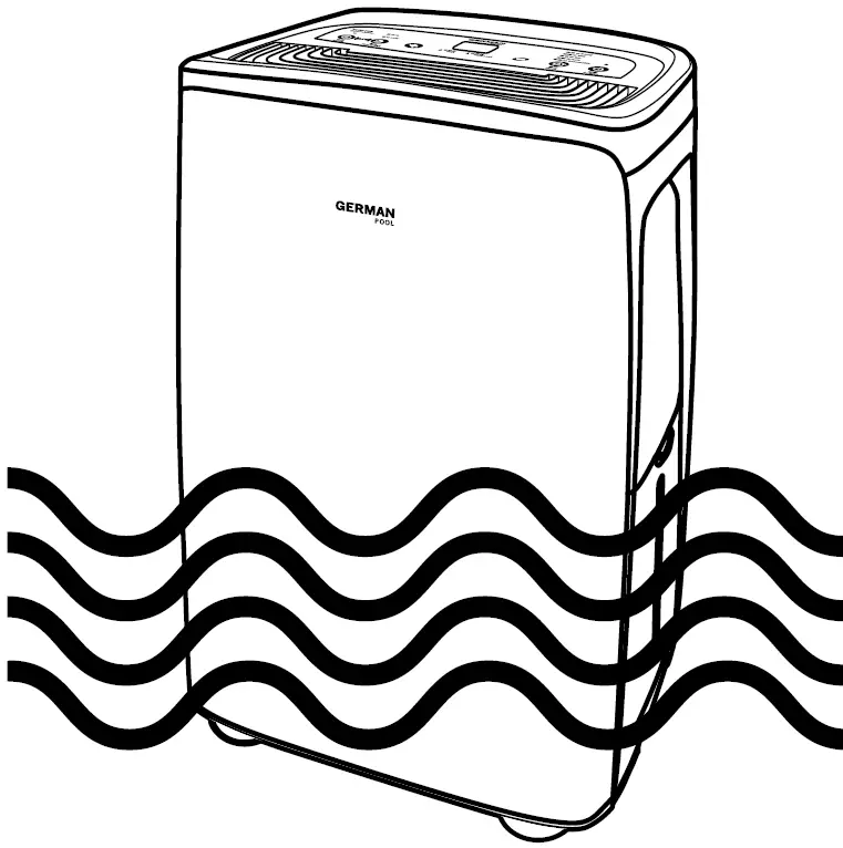 GERMAN POOL DHM-906 UVC Air Purifying Dehumidifier 06