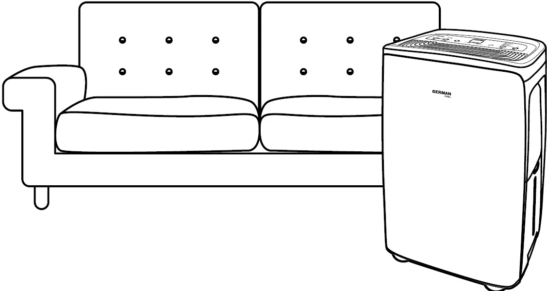 GERMAN POOL DHM-906 UVC Air Purifying Dehumidifier 09
