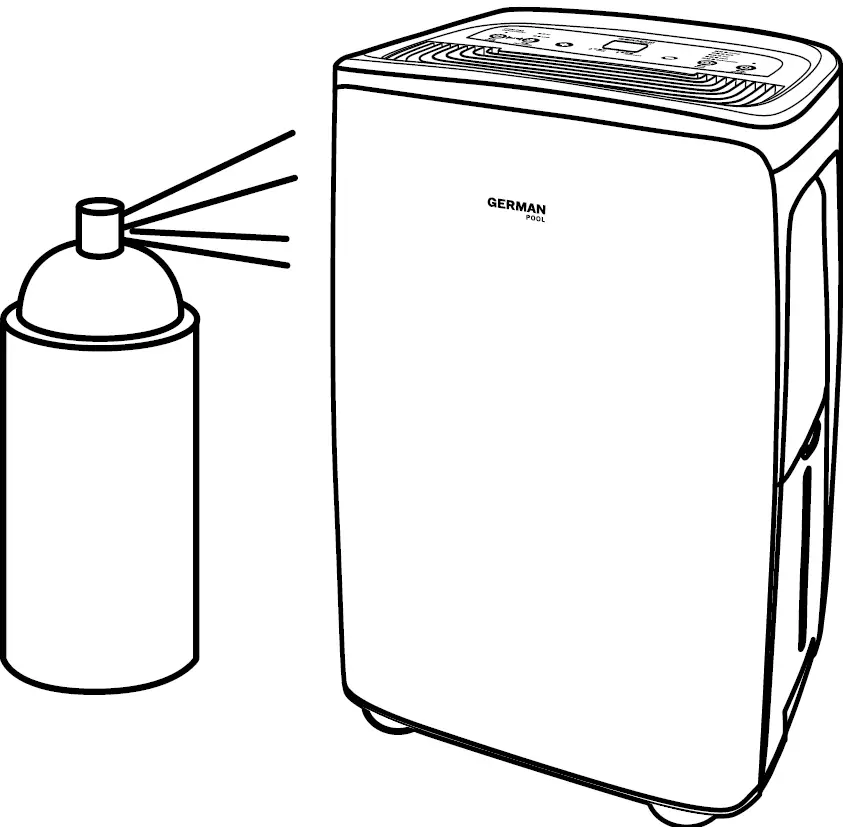 GERMAN POOL DHM-906 UVC Air Purifying Dehumidifier 11