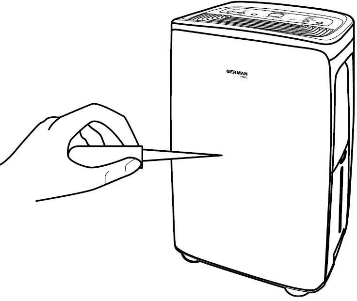 GERMAN POOL DHM-906 UVC Air Purifying Dehumidifier 12