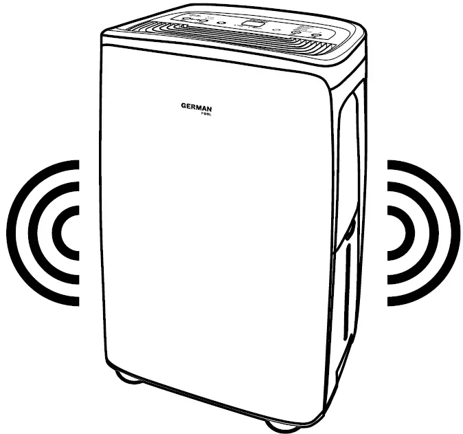 GERMAN POOL DHM-906 UVC Air Purifying Dehumidifier 14