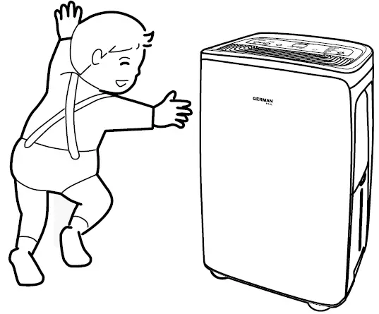 GERMAN POOL DHM-906 UVC Air Purifying Dehumidifier 18