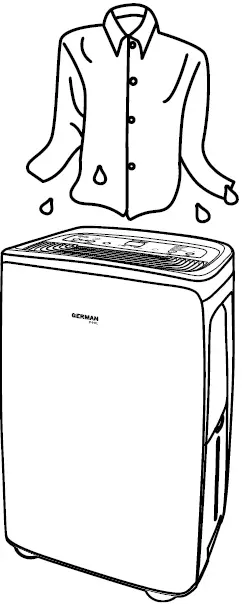 GERMAN POOL DHM-906 UVC Air Purifying Dehumidifier 20