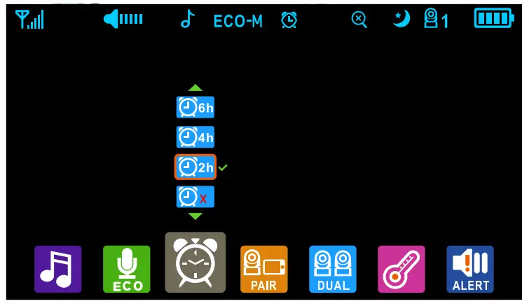 SM43A Digital Wireless Video Baby Monitor with 4 3 Inches Color Screen - fig8