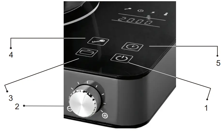 Chef s COMPLEMENTS C20 HR20W01 Induction Cooker - Sketch Map1