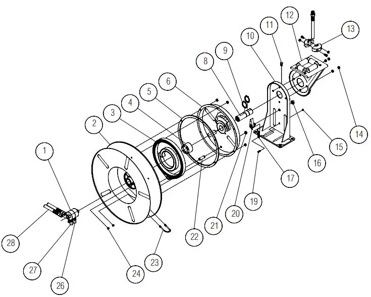 REELCRAFT TW450 OLPT Welding Hose Reels-FIG7