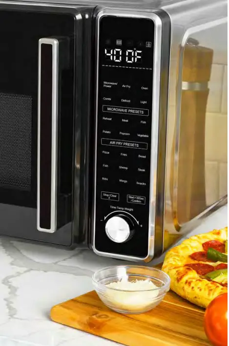 MON CHATEAU Microwave Oven with Air Fryer - air fryer