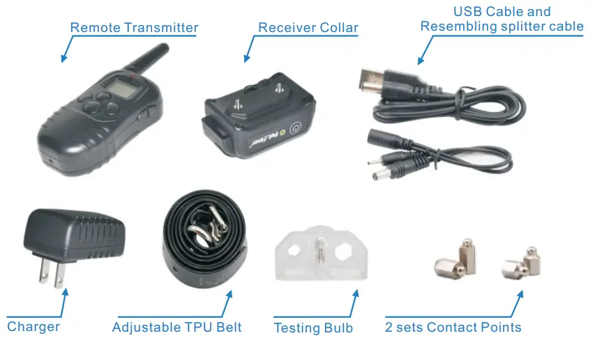 Petrainer-PET998DBB-Rechargeable-Dog-Training-Collar-fig-1