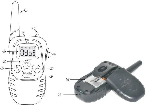 Petrainer-PET998DBB-Rechargeable-Dog-Training-Collar-fig-2