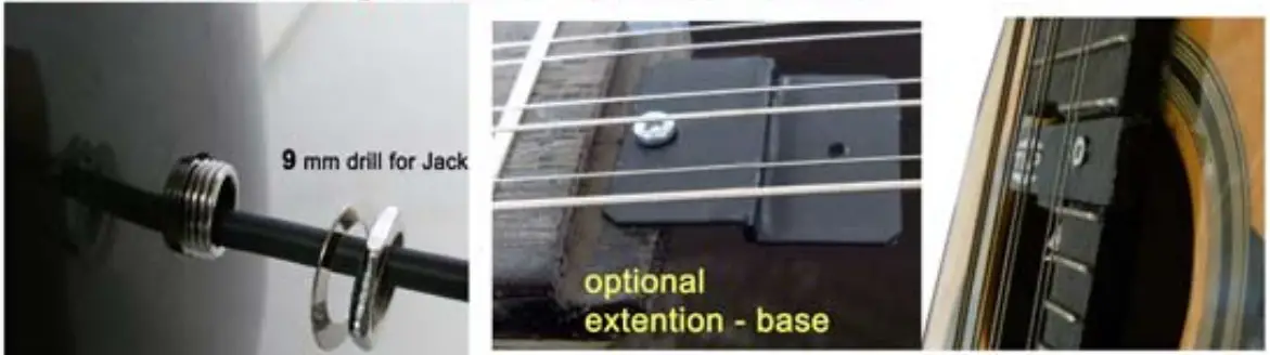 TAP MAN-T Mandolin Pickup Slim - Feature