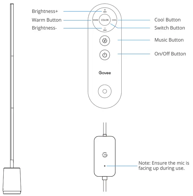 Govee 386H607218 Lyra Floor Lamp - Glance