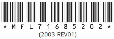 LG NANO81 Smart TV - barcode