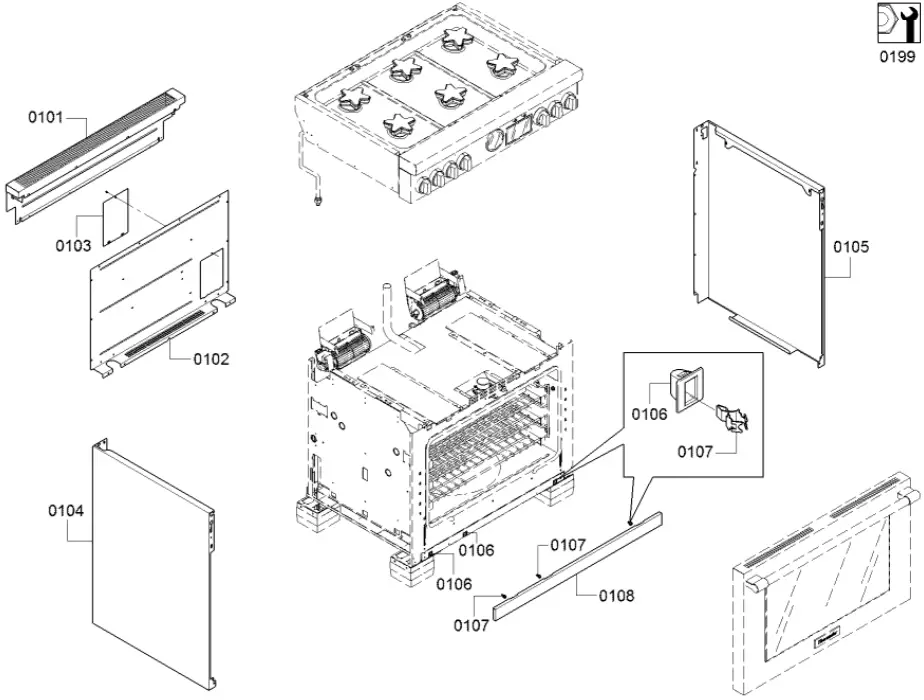 Thermador PRD366WGU-3 Dual Fuel Professional Range 1