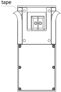 Laxihub B1 - Double sided tape mode - Step 1