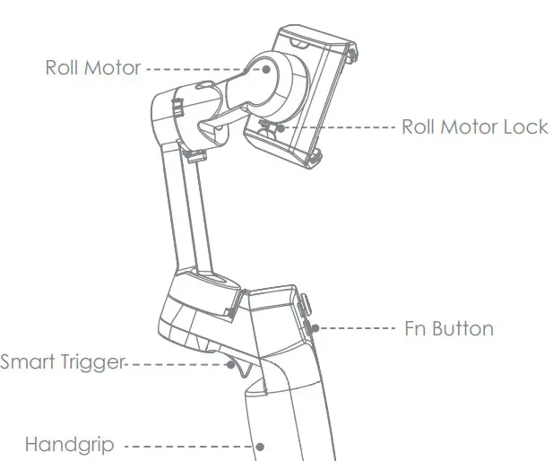 MOZA M16 3 Axis Handheld Smartphone Gimbal Stabilizer - fig 3