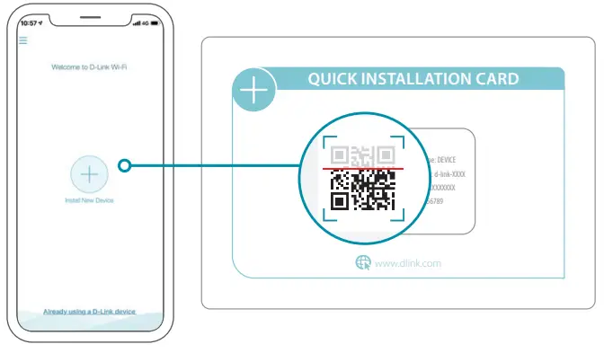 D-Link DIR X1560 Smart AX1500 WiFi 6 Router -
