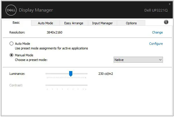 Dell 32 Monitor UP3221Q User Guide- Setting