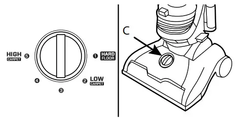 Hoover UH71300 Wind Tunnel Cord Rewind Pro Upright- ATTACHMENTS