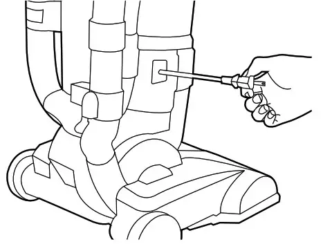 Hoover UH71300 Wind Tunnel Cord Rewind Pro Upright- CORD RELEASE