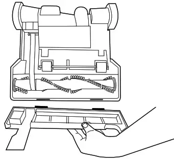 Hoover UH71300 Wind Tunnel Cord Rewind Pro Upright-bottom plate