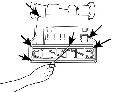 Hoover UH71300 Wind Tunnel Cord Rewind Pro Upright-screwdriver