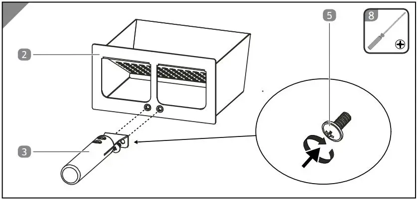 ALDI PO-001 Table Top Pizza Oven Instruction Manual - Assembling the firebox