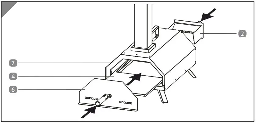 ALDI PO-001 Table Top Pizza Oven Instruction Manual - Final assembly